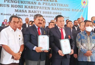 Ilustrasi foto kepengurusan KONI Kabupaten Bandung Barat 