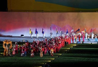 Penutupan ASEAN para games tahun 2022 di Solo