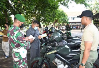 Pengecekan kelengkapan surat kendaraan 