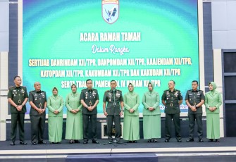 Sertijab dan acara tradisi  Kodam XII/TPR