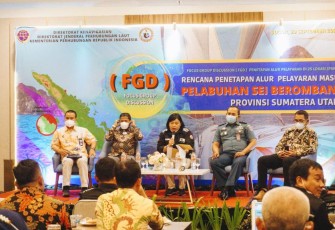 FDG penetapan alur pelayaran pelabuhan Sei Berombang