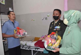 Anjangsana Korem 073 kepada pasien RS dr Asmir