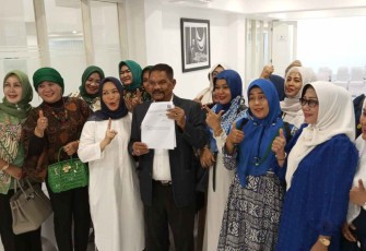 Resmi caleg partai NasDem, Jum'at (14/10)