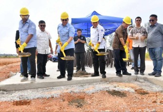 Pelaksanaan Groundbreaking Sirkuit Balap Blackstone Bengkong Golden City di Batam
