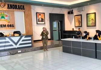 Pelatihan Voice Over Personel Penrem 081/DSJ