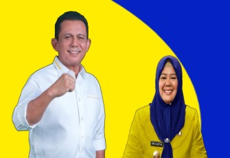 Gubernur Kepulauan Riau, H. Ansar Ahmad, S.E,.M.M dan Wakil Gubernur, Hj. Marlin Agustina