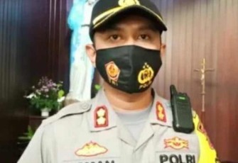 AKBP Arman SIK., M.Si., saat menyampaikan keterangan pers sinergitas bersama media di Polres Sampang