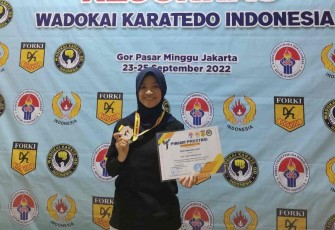 Serda Keu/ W Refina Rahma raih prestasi di kejurnas Wadokai Karatedo Indonesia