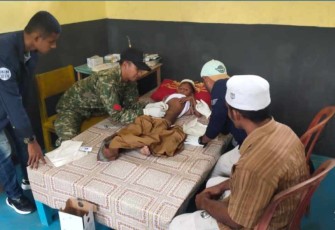 Khitanan massal satgas Yonarmed 1 Kostrad