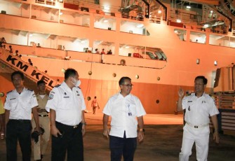 Integrasi antarmoda di pelabuhan Belawan Medan