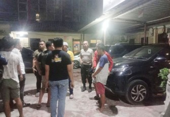 TKP penggrebekan Narkoba di Jalan Kiwi, Perumnas Mandala, Medan, Kamis (22/12)