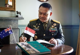 Kasad Jenderal TNI Dudung Abdurachman saat Kunjungi Kawah Chandradimuka Akademi Militer Australia.
