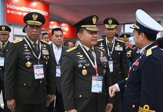 Kasad saat Hadiri Pameran Pertahanan Internasional di Hanoi Vietnam