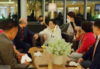 Megawati saat tiba di Jeju, Korsel, Selasa (13/9/2022).