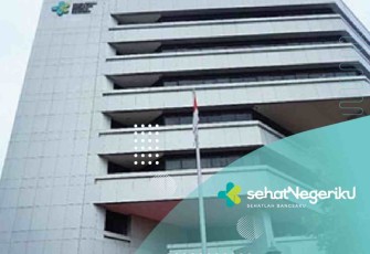 Gedung kementerian kesehatan RI di Jakarta. Jum'at (13/05/2022)