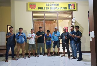 Terduga Pelaku dan Barang Bukti saat Diamankan 