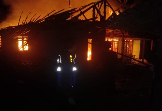Pasca terjadi kebakaran, 2 Unit Rumah di Bogor Hangus Terbakar