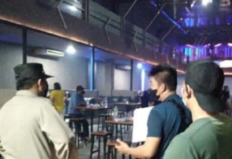 Anggota Polsek Ratu Agung saat jalankan Ops Pekat