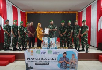 Kodim Palangka Raya Siap Bantu Salurkan Zakat dari Crazy Rich Kalimantan