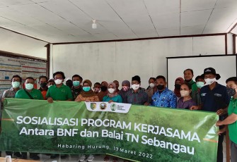 Sosialisasi Program Kerjasama Antara BNF dan Balai TN Sebangau 