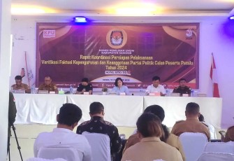 Rapat Koordinasi Verfak Kepengurusan dan Anggota Partai Politik