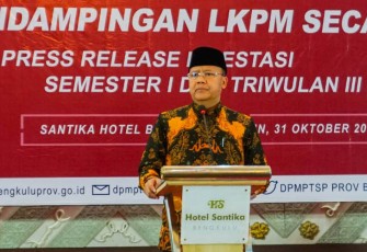 Gubernur Bengkulu Rohidin Mersyah