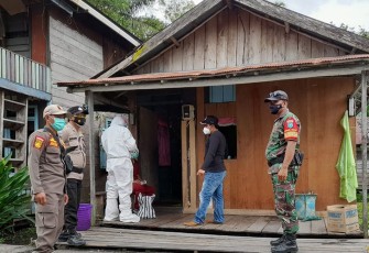 Tim Satgas Kelurahan Kampuri Tracing Warga Terpapar Covid-19 