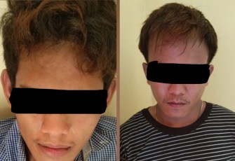 Dua pelaku Curanmor saat diamankan