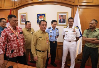 Kepala BSKDN Kemendagri Yusharto Huntoyungo saat Terima Audiensi Mahasiswa Internasional UNHAN RI