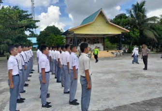 Satlantas Polres Bintan Berikan Pelatihan Dan Sosialiasi di Lingkungan Sekolah