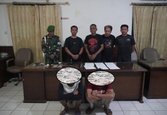  Korem 143/HO Serahkan 2 Tersangka Pemakai Sabu Ke Polresta Kendari