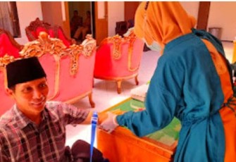 Unsur Pimpinan dan anggota DPRD Kabupaten Trenggalek, saat cek-up kesehatan tahunan