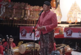 Panglima TNI Laksamana TNI Yudo Margono, S.E., M.M., saat meberikan sambutan