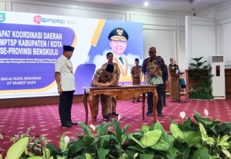 Gubernur Bengkulu Rohidin Mersyah 