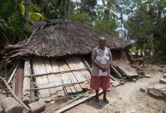 Kondisi paca gempa NTT M6,3 yang terjadi pada Kamis (2/11) pukul 05.04 WITA.
