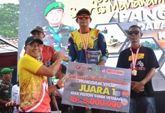 Pangdam VI/Mulawarman Tutup Gelaran Open Race Ketinting Kodim Kukar