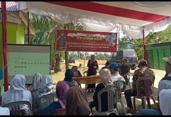 Satgas TMMD 118 Kodim 0408/BS Beri Penyuluhan Hukum dan Narkoba 