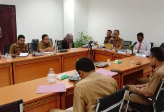  Pemkab Pesibar Ikuti Rakor Pengendalian Inflasi Daerah Dengan Mendagri