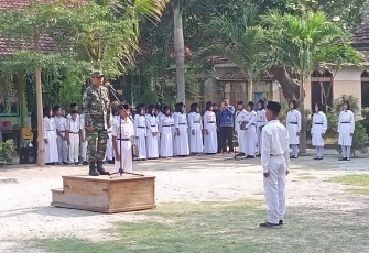 Batituud Koramil Sluke Menjadi Pembina Upacara Hari Pahlawan