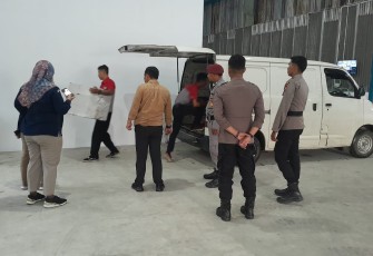 Pemantauan Gudang Logistik KPU Kubu Raya diawasi 11 CCTV Selama 24 Jam