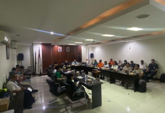 Pasops Lanudal Kupang Hadiri Rapat Koordinasi Pengamanan Nataru