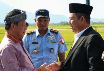 Mendagri RI Tito Karnavian saat Tiba di Natuna