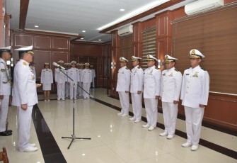Panglima Kolinlamil Terima Laporan Korps Kenaikan Pangkat 