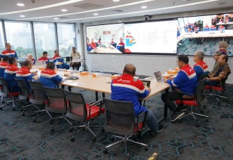 PGE saat melakukan pelatihan kepada jajaran direksi dan manajemen serta pekerja di Proyek Hululais, Bengkulu, Rabu (2/8/2023).