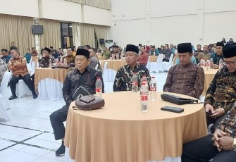 Rapat Kerja Nasional Program Direktorat Jenderal Penyelenggaraan Haji dan Umrah tahun 2023 di Asrama Haji Bekasi
