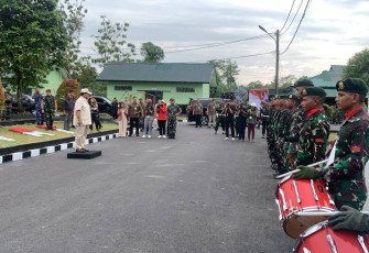 Kodim 1710/Mimika Terima Kunjungan Kerja Menhan RI