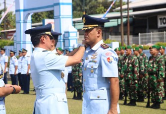 Sertijab Komandan Lanud Abdullah Sanusi Hanandjoeddin (ASH) bertempat di Lapangan Upacara Lanud Abdullah Sanusi Hanandjoeddin, Kabupaten Belitung, Provinsi Bangka Belitung. (Kamis,27-04-2023).