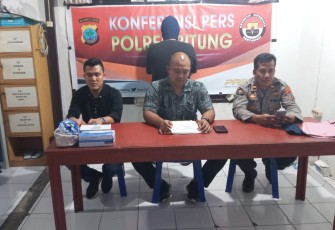 Kasat Reskrim AKP. Marcelus Yugo Amboro, SIK dalam keterangan persnya, Jumat (13/01/2023).