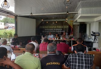 Sosialisasi Tahapan Pemilu 2024 pada Awak Media