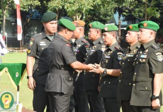 Letkol Inf Bangun I E Siregar SH. M.I.Pol Resmi Menjabat Dandim 0501/JP BS